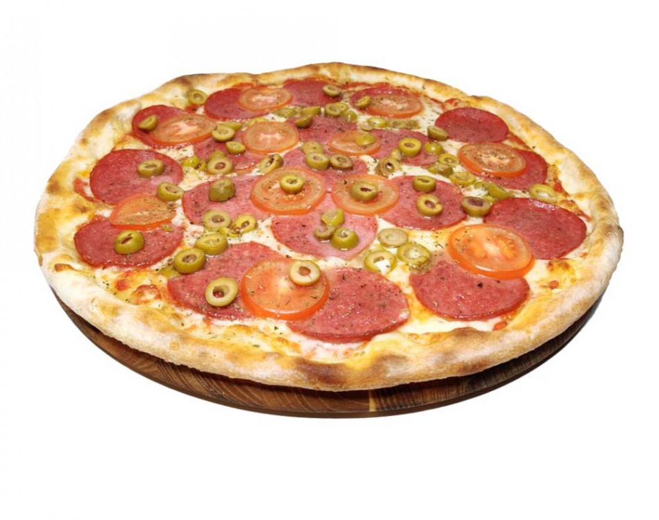 Піца салямі
