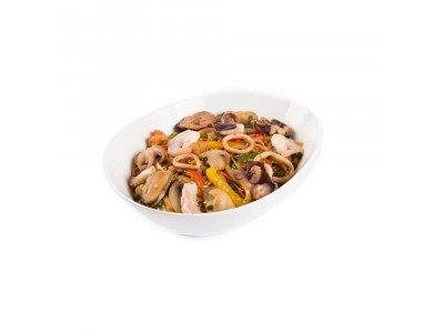Локшина Wok з морепродуктами