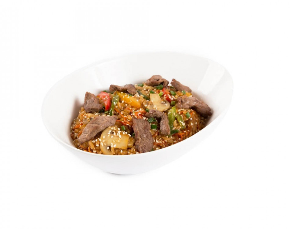 Рис Wok з яловичиною