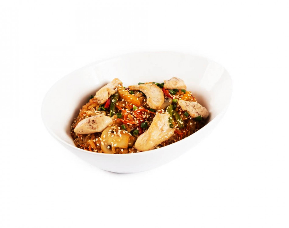 Рис Wok з куркою