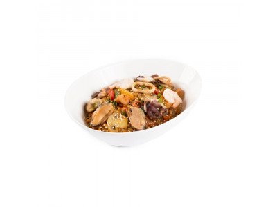 Рис Wok з морепродуктами