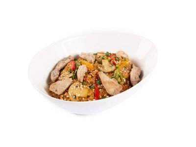 Рис Wok з свининою