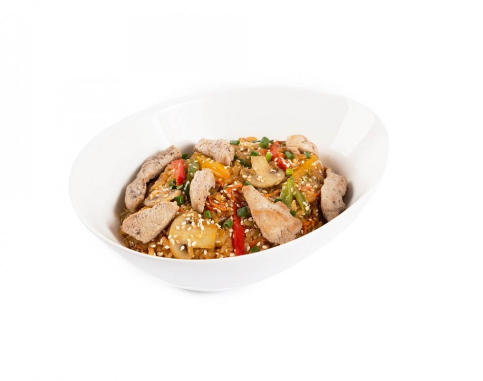 Рис Wok з свининою